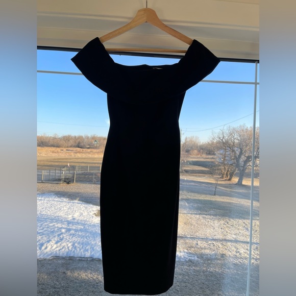 Black Midi Dress - Picture 2 of 4